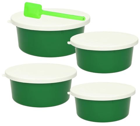 OR S-LINE Futterschalen Set 2L & 5L, Set Müslischale für Pferd, Set Futterschüssel + Mashlöffel dazu. Schüssel optional mit Deckel (2X (5Kg. + 2.Liter) Futterschale mit Deckel + Mashlöffel)
