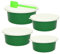 OR S-LINE Futterschalen Set 2L & 5L, Set Müslischale für Pferd, Set Futterschüssel + Mashlöffel dazu. Schüssel optional mit Deckel (2X (5Kg. + 2.Liter) Futterschale mit Deckel + Mashlöffel)