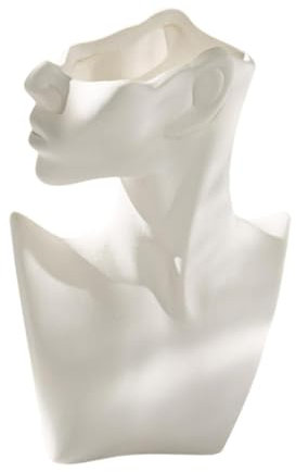 FytStycale Vase mit Menschlichem Körper für Blumenpräsentation, Heimdekoration, Arrangement, Geschenk, Durchmesser Oben: