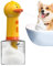 JIEBWCHA Duck Shampoo-Schäumer, Seifenspender für Haustierbaden, 400 ml elektrischer schäumender Shampoospender, automatischer Hundebad-Sprüher, wasserdichter Shampoo-Schäumer für Haustiere mit