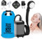 Ducha de Camping portátil, Bomba de Ducha de Camping con batería Recargable 6000mAh y indicador de Temperatura, Cabezal de Ducha Multifuncional y Tubo 2M, cubeta Plegable de 20L