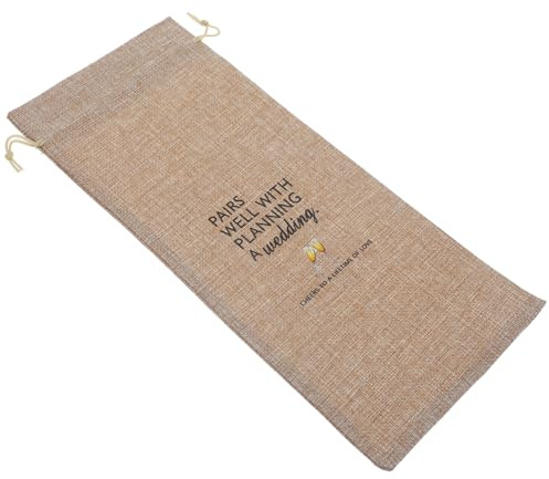 Ciieeo Sturdy Wine Bottle Bag Red Wine Box Alcohol Pouch for Christmas Holiday Celebrations