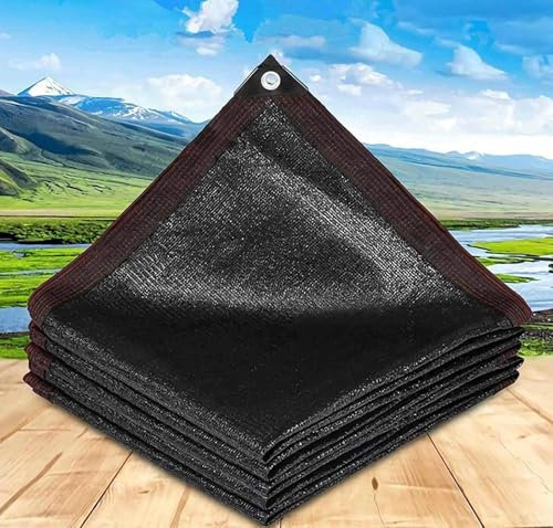 Filet Ombrage Serre Tunnel Voiles d'ombrage pour Patio Voile Ombrage 3x3 avec Oeillets Filet d'ombrage Toile d'ombrage Rectangulaire 4x5,black-2x2m