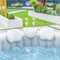 CosySpa Hot Tub Head Rests & Drinks Holder Set | Spa Accessories for Inflatable Hot Tubs – Neck Pillow & Cup Holder for Relaxing Soaks - 3 pcs - Universal Use for Inflatable Hot Tubs and Pools