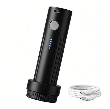 Wireless Electric Vacuum Pump for Storage Bags 1500mAh Portable Rechargeable Cordless Air Pump for Clothes, Bedding, Travel Luggage & Seasonal Compression Storage and Most Vacuum Sealer Bags