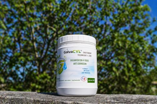 Galvacyl® – Traitement Anti Rouille Puissant pour Métal – Galvanisation à Froid Écologique – Protection Longue Durée Acier & Soudures – Sans Odeur – Fabriqué en France