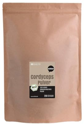 Wohltuer Bio Cordyceps Pulver 200g | Rohkost aus fairem Handel