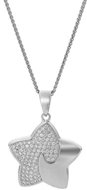 Orphelia Damen-Ketten mit Anhänger 925 Sterling Silber zirkonia ZH-7331