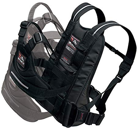 RekoTandem Child Motorcycle Safety Harness with Handles Reflective Material Black