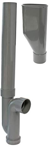 SOMATHERM FOR YOU - lavado universales Sifón descarga de la máquina con embudo de salida doble horizontal - compacto