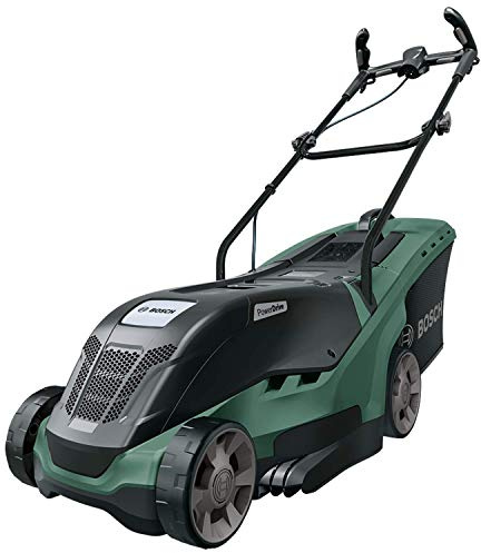Bosch Lawnmower UniversalRotak 550 (1300 Watts, Cutting Width: 36cm, Lawns up to 550 m², in Carton Packaging)