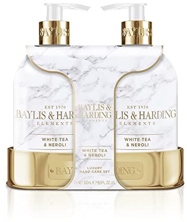 Baylis & Harding Elements White Tea & Neroli Luxury Hand Care Gift Set (Pack of 1) - Vegan Friendly