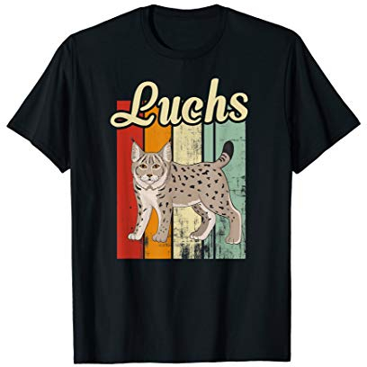 Vintage Tier Luchs T-Shirt
