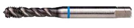 Dormer E414M6 Serie E414 HSS-E-PM Spiralnut, Blue Shark Line Maschinengewindebohrer, metrisch mit Super-B-Beschichtung, DIN-Norm, M6 x 1,00 mm Gewinde, 80 mm Länge