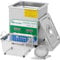 Mxmoonant Ultraschallreiniger 2L, Digitalsteuerung, Edelstahl, Beheizbar 20~80 ℃, Timer 0-30min, 40KHz 60W Professional mit Korb & Feinmaschigem Ball, für Metallteil, Schmuck, Brillen usw