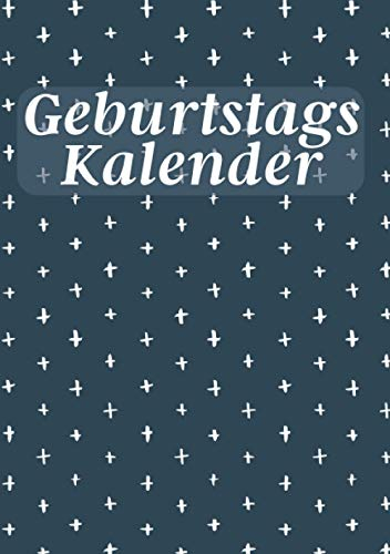 Geburtstagskalender: Geburtstagskalender Buch jahresunabhängig zum Ausfüllen, A5, Deutsch