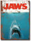 Jaws Film Rustikales Metall-Blechschild Vintage-Stil Filmbild Poster Merchandise für Kino Raumideen oder lustiges Badezimmer Whirlpool Heimkino Zubehör Männerhöhle Geschenk Geschenke 20 cm x 15 cm