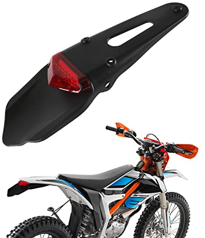 DREAMIZER Motorrad Rücklicht Rear Fender Heck Bremslicht Kennzeichenhalter Moped Für XR250 XR400 XR650 WR250F WR450F CRF250x CRF450 X Crf Mx Trail Supermoto
