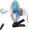 DISCORAMA Mini Ventilatore Portatile per Auto, Ventilatore Portatile da Viaggio 12V, Ventilatore per Camion, Camper Attacco ACCENDISIGARI (8 Pollici)