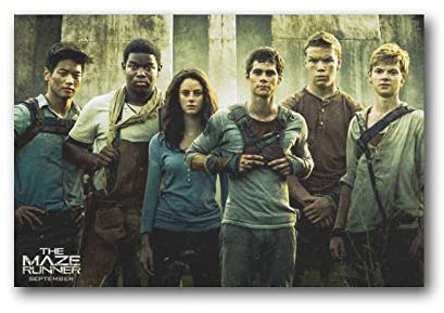 The Maze Runner Movie Collection Wall Art Poster Drucke Home Decor Bild Leinwand Malerei Poster 20 x 30 cm