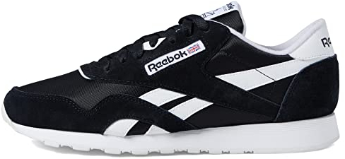 Reebok Men Classic Nylon Sneaker, Core Black/FTWR White/FTWR White, 7.5