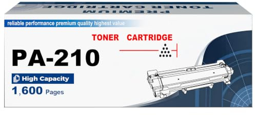 LAIPENG PA-210 Kompatibel Tonerkartusche Schwarz für Pantum PA-210E PA210 Tonerpatrone P2502W P2500W M6500W M6500NW M6508NW M6550NW M6558NW M6800FDW M6808FDW Laserdrucker 1.600 Seiten