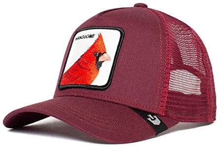 Goorin Bros. Unisex-Erwachsene The Farm Adjustable Mesh Trucker Hat for Men and Women Baseballkappe, Kastanienbraun (Handsome Truckin), Einheitsgröße