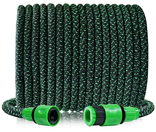 Expandable Garden Hose Pipe 75FT Expanding Water Hose, Flexible Garden Hosepipe Without Spray Gun, Triple-Layer Core, Garden Hose Useful House Gifts for Outdoor Lawn Car Watering Plants (75ft)…