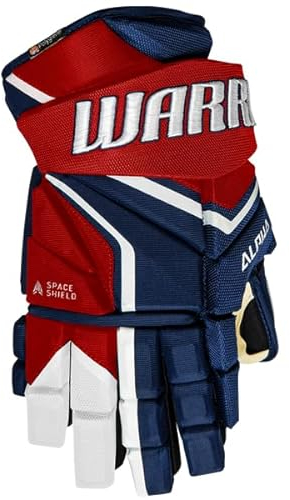 Warrior Alpha LX2 Handschuhe Junior, Größe:12 Zoll, Farben:Navy/rot/Weiss
