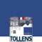 Tollens - Peinture extérieure fer 2 en 1 - Ultra Résistante - Protection antirouille - Laque Riche en Résine - Sans Sous-Couche - Entretien Facile - Brillant - Bleu Outremer - 2L = 32m2