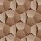 Grandeco Boaz 3D Effect Metal Panel Blown Vinyl Textured Wallpaper, Copper