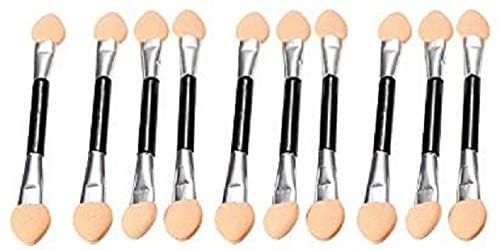 10 Cosmetic sponge applicator for mirror glitter powder to nails disposable brushes idobeauty