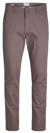 JACK & JONES Herren Jpstmarco Jjbowie Noos Chinohose, Peppercorn, 30W / 34L