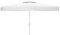 Marbueno Sombrilla Blanco Poliéster Aluminio Ø 300 cm