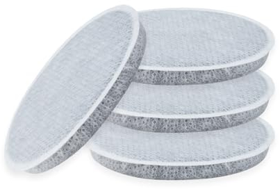 BAMBOOST Filtro de agua de repuesto para botellas de filtro de agua Brita Fill and Go, reduce el cloro, micropartículas y otras impurezas (paquete de 4)