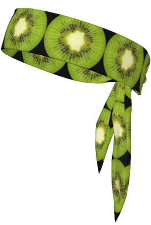 Kiwi Slice Print Sport-Stirnband, modisch und bequem, Bandana für Übungsbegeisterte