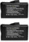 2Pcs 5200mAh 7.4V Rechargeable Lithium Polymer Battery, Polymer Lithium Ion Batteries for Heated Clothes, UL FCC Certification, Black