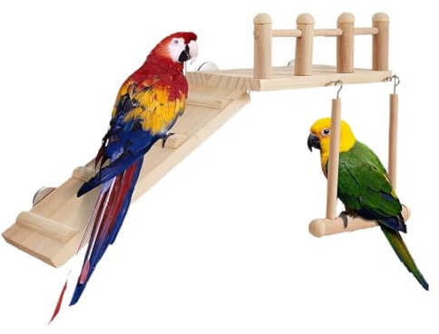 Spielplatz für Vögel Interaktiver Stabiler Übungs- Und