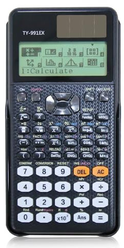 SGZIOO FX-991EX Wissenschaftlicher Taschenrechner mit 552 Funktionen, Solar und Batterie Dual Power, wissenschaftlicher Taschenrechner für die weiterführende Schule, Taschenrechner Schule
