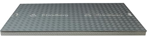 P. Lindberg Bodenschutzmatten, Belastbarkeit 8t, 200×100×0.8 cm, 10er-Pack | Robuste Kunststoff-Straßenplatten mit Tragegriffen, rutschfeste Zugangsmatten für Bagger, Bauwesen, Einfahrten, Rasenschutz