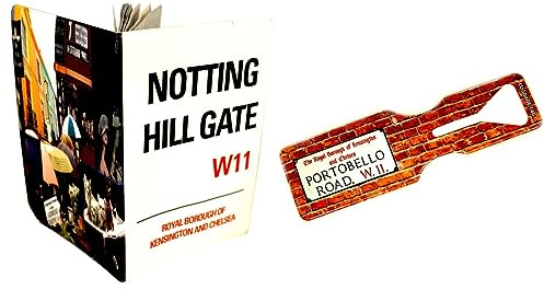 (30+ Designs) Passport Cover Holder Protector Wallet Case Mens Womens for Travel Holiday & Luggage Tag Options (Notting Hill/Portobello 1 Luggage Tag + Cover)