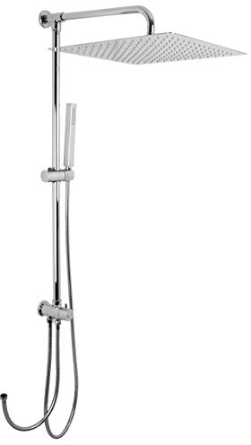 Welfenstein Regendusche Aufputz-Set 2Q-ES40 große Regenbrause eckig 40x40cm
