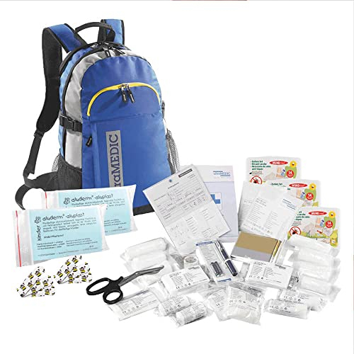 TMS PRO SHOP Komplett-Set für Kindergarten und Schule, Erste-Hilfe-Material, Art.-Nr. 60616 | Notfallrucksack | Sanitätsrucksack | Erste Hilfe Rucksack