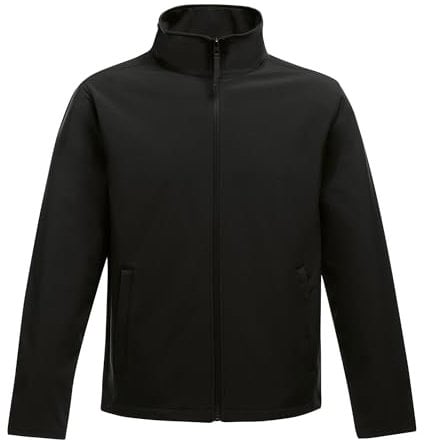 Regatta Mens Ablaze Printable Softshell Jacket (XL) (Black/Black)