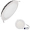 Downlight LED Panel Empotrable Redondo, iluminacion 25W (1600 lumenes reales), marco blanco. [Clase de eficiencia energética A++] de Led (3000K)