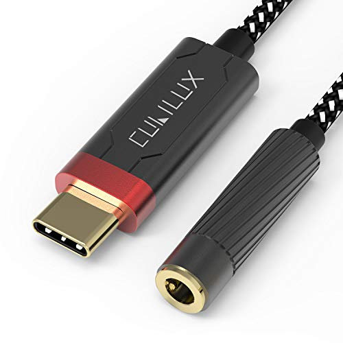Cubilux USB C Headphone Amplifier Supports 96 KHz/24-Bit, USB C to 3.5mm Audio Adapter for iPhone 16/15 Pro Max, iPad Pro 13/12.9/11, iPad Air 13/5th/4th, S25/S24/S23, Pixel 9/8/7 Pro, 8a/7a