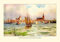 Kunstdruck Der Hafen von Rostock um 1909 Deutsches Reich Marine Gemälde Stöwer 17