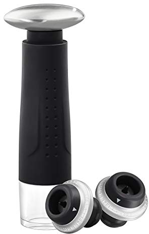 Pompe à vin sous vide avec 2 bouchons de pompe.