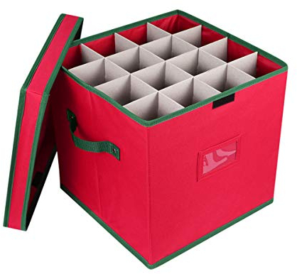 Cabilock Kasten Holiday Ball Veranstalter Weihnachtsschmuck-box Weihnachtsschmuckbehälter Weihnachtsorganisation Box Holiday Ornament Aufbewahrungsbox Schmuckkästchen Mit Deckel