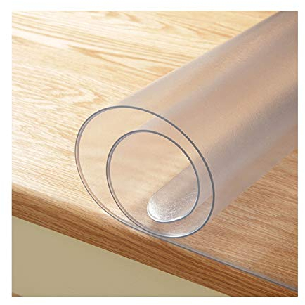 AMDHZ Tisch Schutzmatte Weiches Glas Schreibtischmatte Mattierte Transparente Tischmatte Kristallplatte 2mm Bürostuhl Unterlage Einweg-PVC-Öl Und Wasserdicht Tischdecke Abwaschbar Couchtischmatte